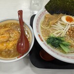 餃子の王将 - 料理写真:極王ラーメン\980・極王天津炒飯(ジャストサイズ)\748