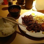 道頓堀 あかい - ステーキランチ200gです。