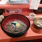 鴨錦 - 冷たい和そば（並：２玉）