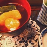 湯葉そば いさみや - あえてぜんざい