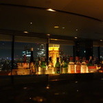 スカイラウンジステラガーデン - ライトアップされた東京タワーが目の前に見えて絶景です