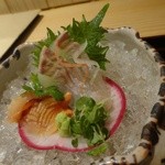 温味 - ヒラメ　赤貝