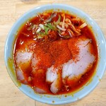 麺屋　神やぐら - 辛肉中華そば②