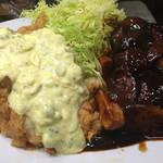 みょうが屋 - 宮崎で最も美味い刀根鶏のチキン南蛮、最強ドミソースのハンバーグ