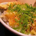 麺屋通り イオン三笠店 - 貧乏天丼（ライス 130円）