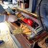 一和 一文字屋 和輔 - 餅を炙ってます