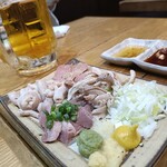 もつ焼き ごう - 豚刺し４種