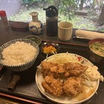 酒・肴 おまた - 鶏唐揚げ定食