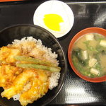 グルメやまおか - 天丼定食500円