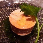 横浜馬車道 旬の肉料理イタリアン オステリア・アウストロ - 2015.2.  アン肝のテリーヌ シェリービネガーのアグロドルチェ