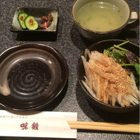 味鉄 東京赤坂店 - コースの前菜
                    
