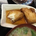 ごんちゃん - から揚げ定食の中の、タラ（魚）の煮つけ❤