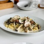 trattoria ABBIOCCO - ポルチーニフェットチーネ　3080円