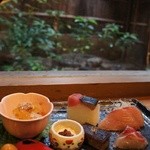 Gionramburu - ランチ其の三　2376円の前菜盛り合わせ