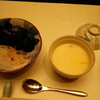 銀座 久兵衛 銀座本店 - 突き出しと茶碗蒸し