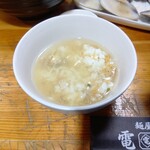 麺屋 電龍 - ちりめん山椒ごはん　茶漬け風
