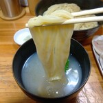 麺屋 電龍 - 酒と鶏と蛤の冷し昆布水つけ麺