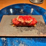 malca - やま幸さんより 佐島産本マグロ、ブルスケッタ