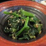 おいしい台所12カ月 - ほうれんそうごま和え