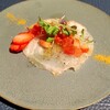 Gallery11(ホテルインディゴ東京渋谷) - 真鯛のカルパッチョ トマト＆苺（＋300円 税サ込）同伴者の前菜