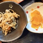 更科 - 小鉢、漬物