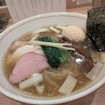 麺処 にし尾 - 味玉手揉み中華そば(塩)1200円(税込) 