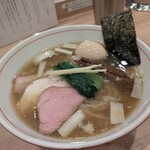 麺処 にし尾 - 味玉手揉み中華そば(塩)1200円(税込) 