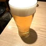 酒肴あおもん - スーパードライ、乾杯！