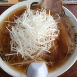 食堂 はせ川 - 醤油ねぎラーメン
            (冬季限定メニュー)