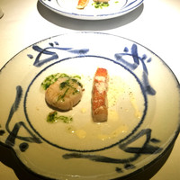 atelier 森本 XEX 鉄板 - ホタテとキンキ