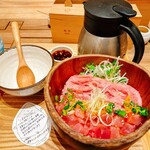 こめらく お茶漬けといろどり唐揚げ - 