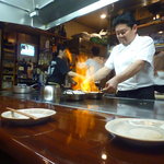 春来 - ファイヤー！！「早く撮って熱いよー」（マスター談）　【うちの息子の撮影】