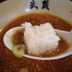 札幌ラーメン 武蔵 - こうやって食べるのが好きっ