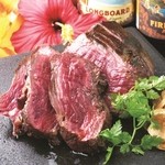Yogan-yaki (roasted on a hot stone) beef fillet