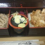 やぶ昇 - お得セットの「カツ丼とざるそば」（850円）(2015.2）