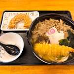 キリン - 料理写真:鍋焼きうどん（2玉）＆カボチャ天