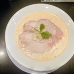ラーメン ニューヨーク ニューヨーク - 泡醤油鶏白湯♪