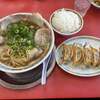 もっこす - 中華そば（醤油）餃子ライスSET