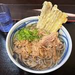 こがね製麺所 - ゴボ天乗っけてみました