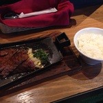 Nikubarudakara - 和牛ランプステーキのランチ（1,300円）