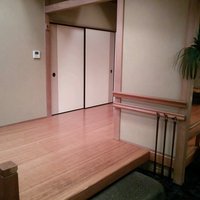 人形町今半 上野広小路店 - 個室スペースは履物を脱いでから。