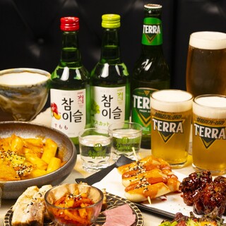 生ビール、生マッコリ含む【120分飲み放1650円】単品OK