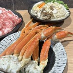 涮涮鍋 壽喜燒 螃蟹吃到飽 和牛與豬...然後是螃蟹 心齋橋站前店 - 
