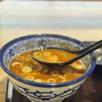 麺や兼虎 - 出汁割りして完飲するよ！