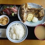 魚河岸 丸天 - マグロかま定食1500円【別】