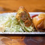 須賀乃湯 - 2026.4 壱豚さんリスペクト チョリソーピーマンチーズ春巻き（330円）
