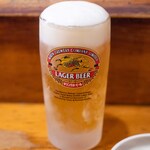 須賀乃湯 - 2026.4 生ビール キリンラガービール 中ジョッキ（605円）