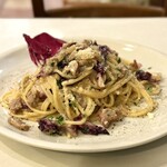 チーロ - ・ラディッキオとゴルゴンゾーラチーズ、生ハムのパスタ 1,850円/税込