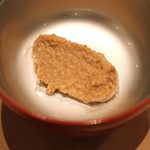 三谷 - 余市の鮟鱇の肝　には、Champagne David Couvreur 2005 Brut Blanc de Blancs Millesime　(2015/01)