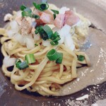 つくばらーめん 鬼者語 - 替玉　紅ズワイ蟹のミソのソース